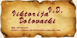 Viktorija Dolovački vizit kartica